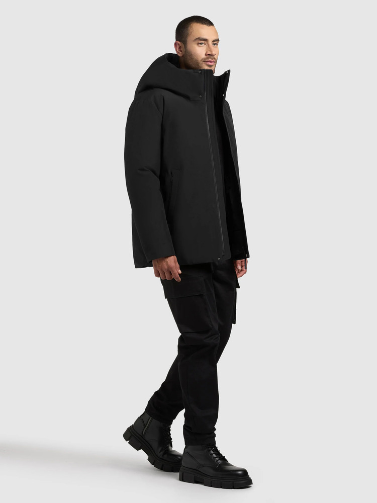 Ανδρικό Etian2 Μπουφάν Μαύρο Khujo KJ2110JK263-BLACK