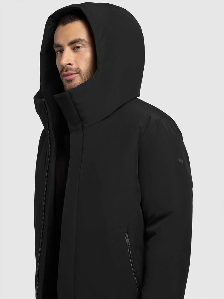 Ανδρικό Etian2 Μπουφάν Μαύρο Khujo KJ2110JK263-BLACK