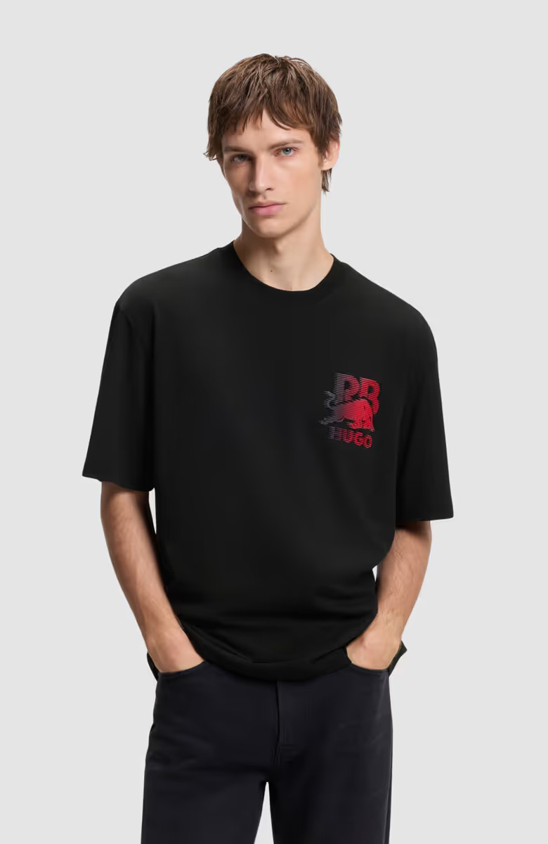 Ανδρικό Donaso T-shirt Μαύρο HUGO 50570832-001