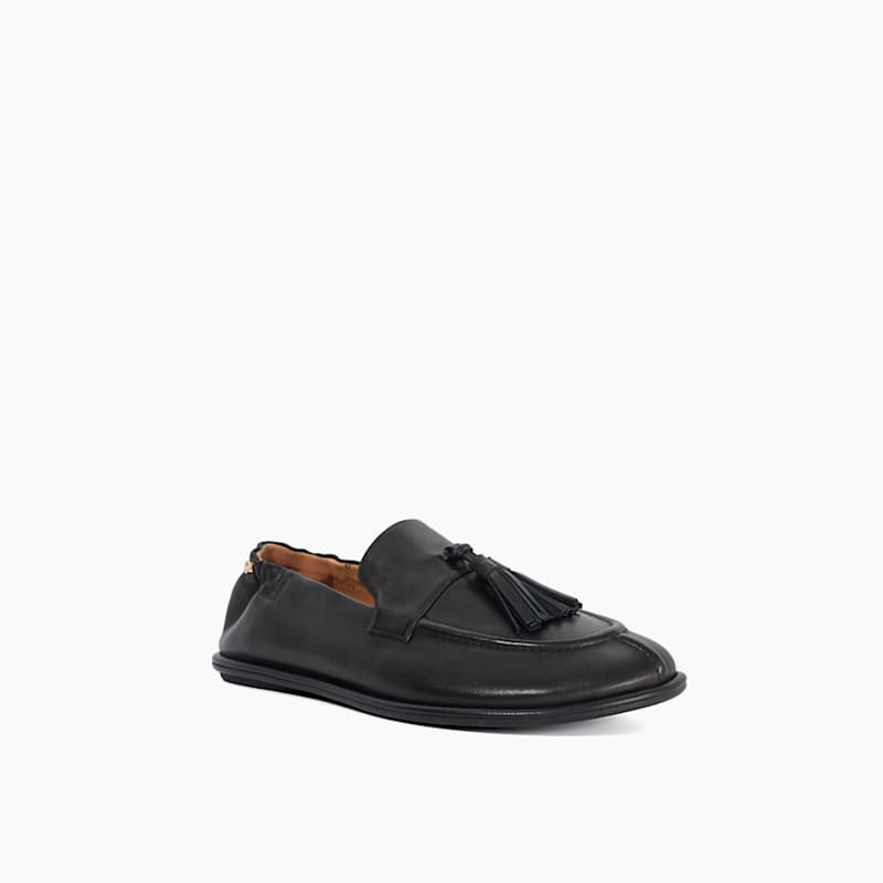 Γυναικεία Δερμάτινα Grounding Loafers Μαύρα Dune London 0076510780033484-BLACK