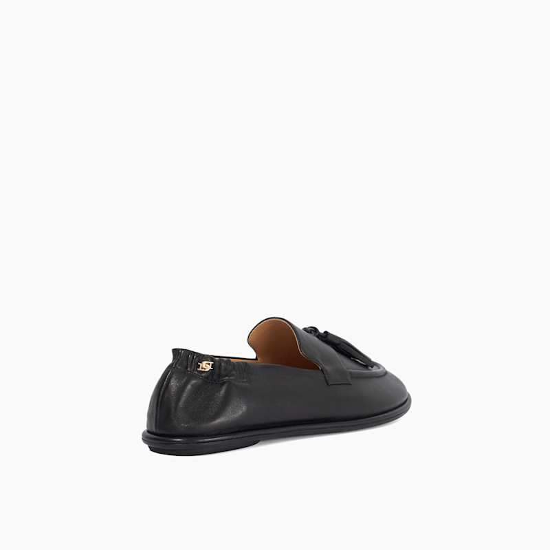 Γυναικεία Δερμάτινα Grounding Loafers Μαύρα Dune London 0076510780033484-BLACK