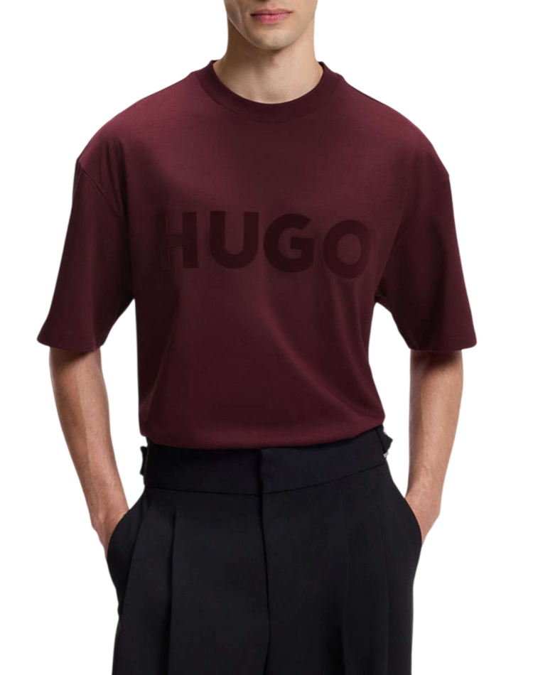 Ανδρικό Dinkee T-Shirt Μπορντό HUGO 50525765-654