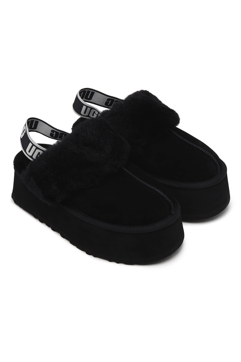 Γυναικεία Funkette Mules Μαύρα UGG 1113474-BLK