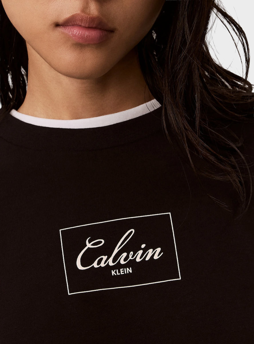 Γυναικείο T-shirt Μαύρο Calvin Klein LV047H811G-UB1