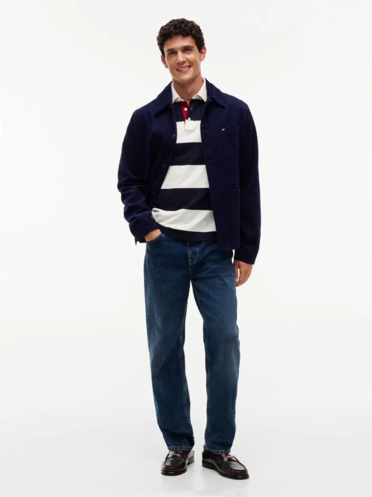 Ανδρικό Κοτλέ Overshirt Μπλε Tommy Hilfiger MW0MW44615-BCL
