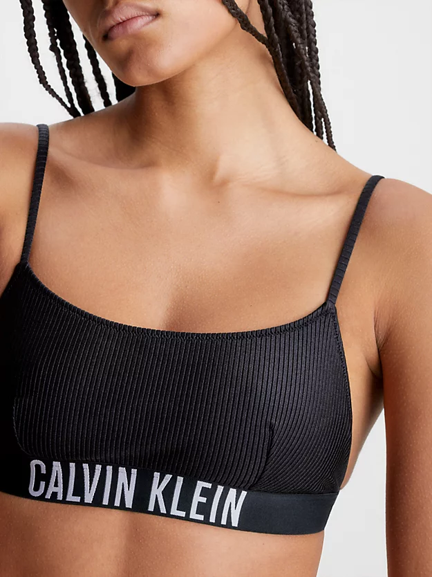 Γυναικείο Μπικίνι Τοπ Μαύρο Calvin Klein KW0KW01969-BEH