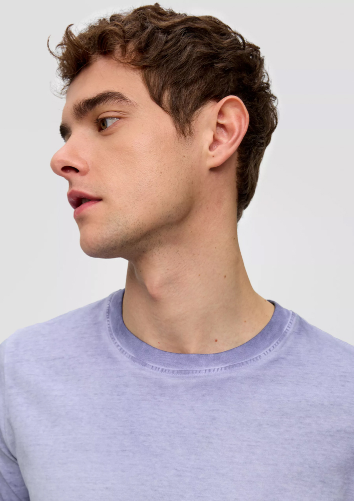 Ανδρικό T-Shirt Λιλά S.Oliver 2141047-4809