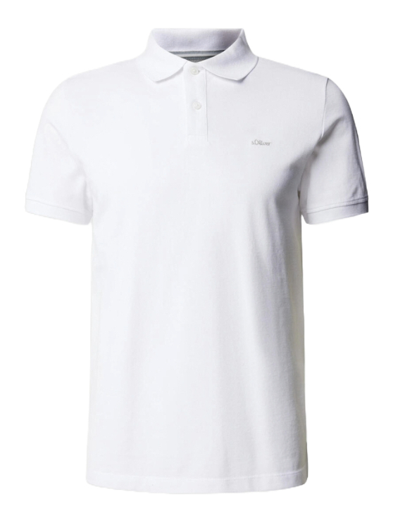 Ανδρικό Polo Λευκό S.Oliver 2141481-01D2