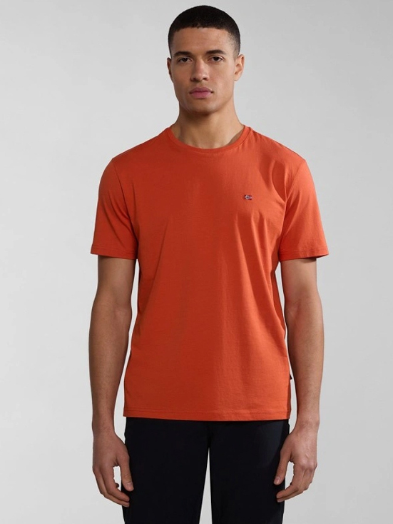 Ανδρικό Salis T-shirt Πορτοκαλί Napapijri NP0A4H8D-A621