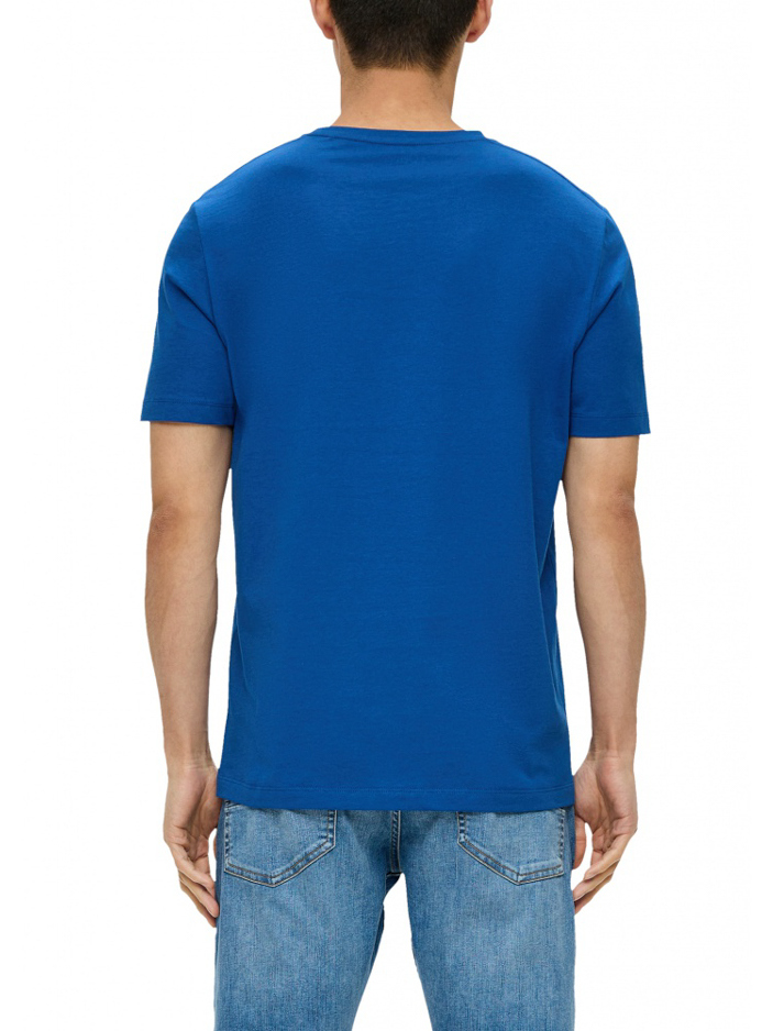 Ανδρικό T-Shirt Μπλε S.Oliver 2139909-56D1