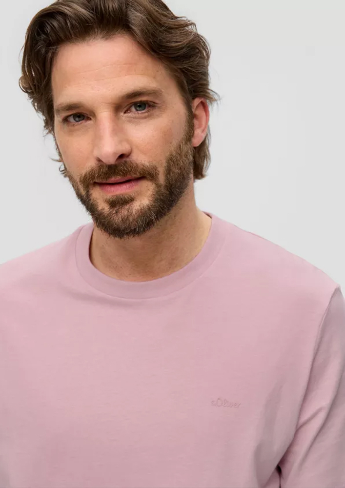Ανδρικό T-Shirt Ροζ S.Oliver 2143953-4163