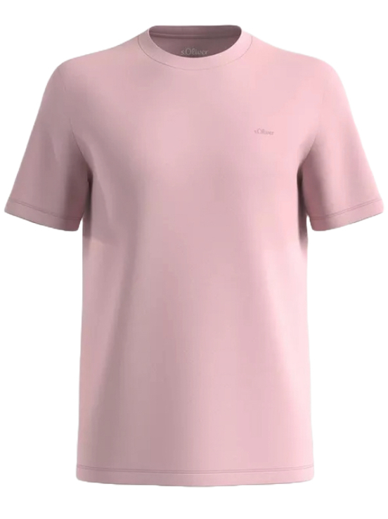 Ανδρικό T-Shirt Ροζ S.Oliver 2143953-4163