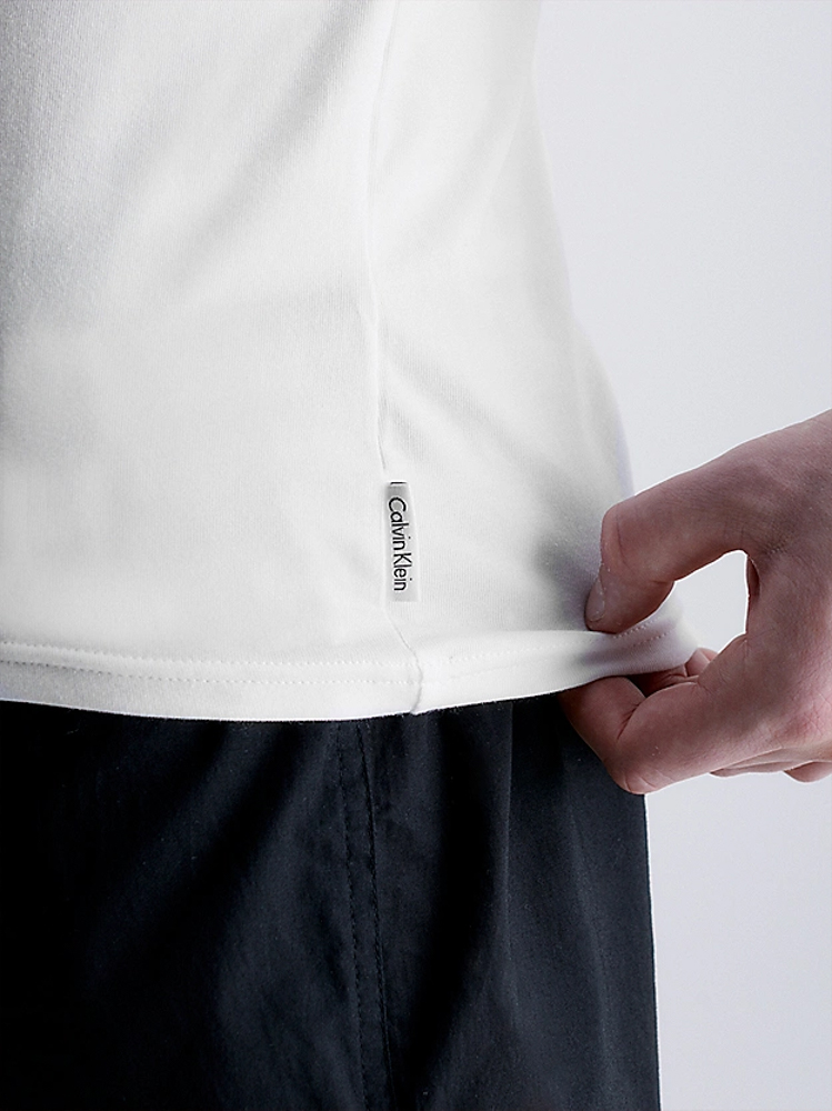 Ανδρικό Σετ Φανελάκια 2 Τεμάχια Λευκά Calvin Klein 000NB1099A-100