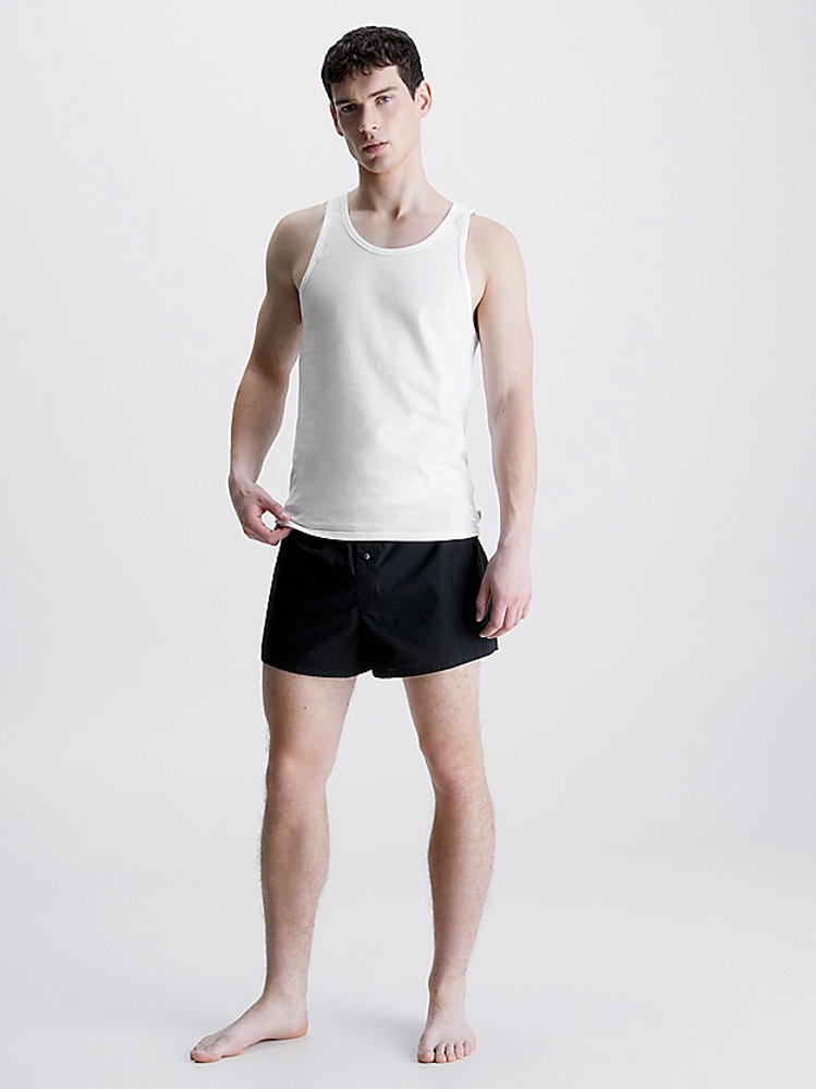 Ανδρικό Σετ Φανελάκια 2 Τεμάχια Λευκά Calvin Klein 000NB1099A-100