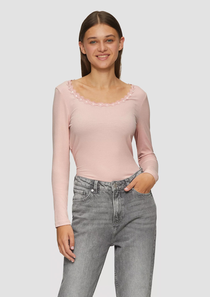 Γυναικεία Μακρυμάνικη Μπλούζα Ροζ S.Oliver 2158974-4056