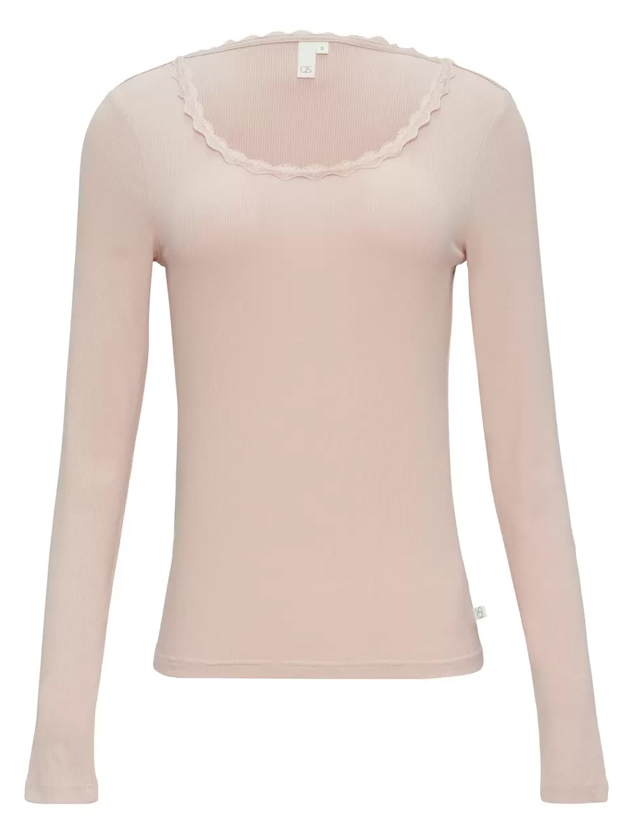 Γυναικεία Μακρυμάνικη Μπλούζα Ροζ S.Oliver 2158974-4056