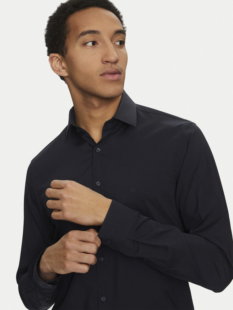 Ανδρικό Πουκάμισο Navy Μπλε Calvin Klein K10K114356-CHW