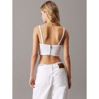 Γυναικείο Denim Τοπ Bralette Λευκό Calvin Klein J20J225195-1AA