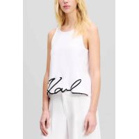 Γυναικείο Tank Top Λευκό Karl Lagerfeld A2W17066-100 White