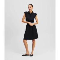 Γυναικείο Polo Φόρεμα Μαύρο Karl Lagerfeld A2W13038-999 Black
