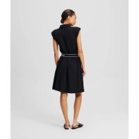Γυναικείο Polo Φόρεμα Μαύρο Karl Lagerfeld A2W13038-999 Black