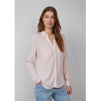 Γυναικείο Ριγέ Πουκάμισο Ροζ S.Oliver 2163647-41G9