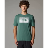 Ανδρικό Foundation Abstract Graphic T-shirt Πράσινο The North Face NF0A8BQV-HCH1
