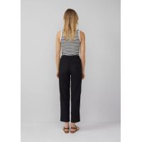 Γυναικείο Λινό Παντελόνι Μαύρο S.Oliver 2164288-9999