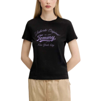 Γυναικείο T-shirt Μαύρο Tommy Jeans DW0DW21404-BDS