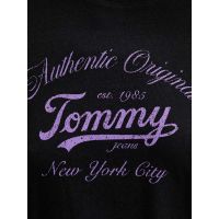 Γυναικείο T-shirt Μαύρο Tommy Jeans DW0DW21404-BDS