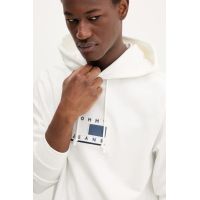 Ανδρικό Φούτερ Λευκό Tommy Jeans DM0DM21623-YBL