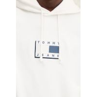Ανδρικό Φούτερ Λευκό Tommy Jeans DM0DM21623-YBL