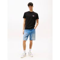 Ανδρικό T-shirt Μαύρο Tommy Jeans DM0DM21910-BDS