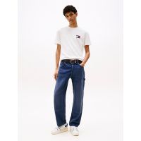 Ανδρικό T-shirt Λευκό Tommy Jeans DM0DM21910-YBL