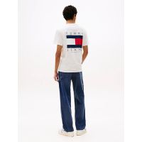 Ανδρικό T-shirt Λευκό Tommy Jeans DM0DM21910-YBL