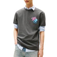 Ανδρικό Novelty Fair T-shirt Ανθρακί Tommy Jeans DM0DM21829-0GJ