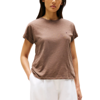 Γυναικείο T-shirt Καφέ Tommy Hilfiger WW0WW45747-GTO