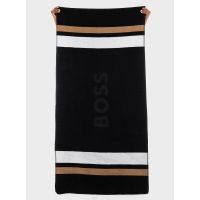 Unisex Πετσέτα Θαλάσσης Μαύρη Boss 50540532-001