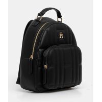 Γυναικεία TH Feminine Τσάντα Πλάτης Μαύρη Tommy Hilfiger AW0AW17472-BDS