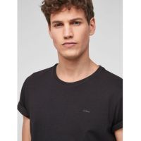 Ανδρικό T-Shirt Μαύρο S.Oliver 2057430-9999