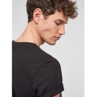 Ανδρικό T-Shirt Μαύρο S.Oliver 2057430-9999