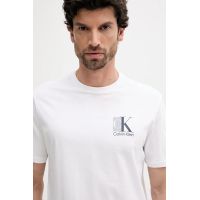 Ανδρικό T-shirt Λευκό Calvin Klein LV04RC853G-YAF
