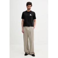 Ανδρικό T-shirt Μαύρο Calvin Klein LV04RC853G-UB1