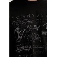Ανδρικό Archive Logos T-shirt Μαύρο Tommy Jeans DM0DM21584-BDS