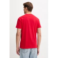 Ανδρικό T-shirt Κόκκινο Tommy Jeans DM0DM21911-XLE