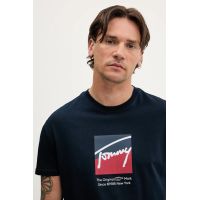 Ανδρικό T-shirt Navy Μπλε Tommy Jeans DM0DM21940-C1G