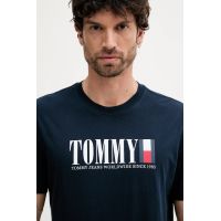 Ανδρικό T-shirt Navy Μπλε Tommy Jeans DM0DM21941-C1G