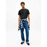 Ανδρικό T-shirt Μαύρο Tommy Jeans DM0DM04411-078