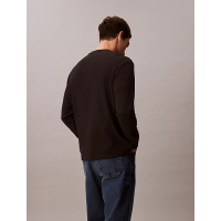 Ανδρικό Μακρυμάνικο T-shirt Μαύρο Calvin Klein LV040EM217-UB1