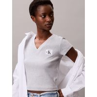 Γυναικείο T-shirt Γκρι Calvin Klein LV047C910G-P79